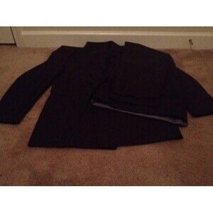 2pcs Gino Cappeli Men's Pant Suit Size 38 Regular Gray